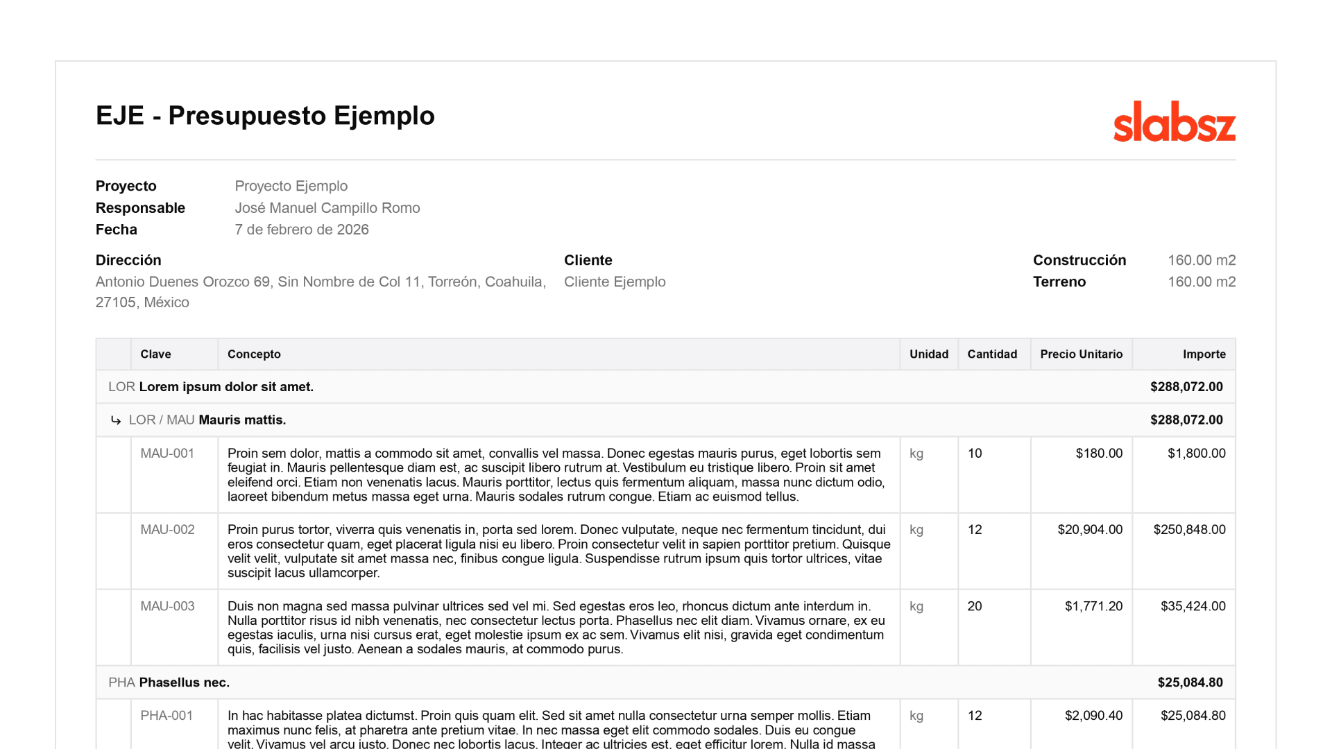 PDF profesionales